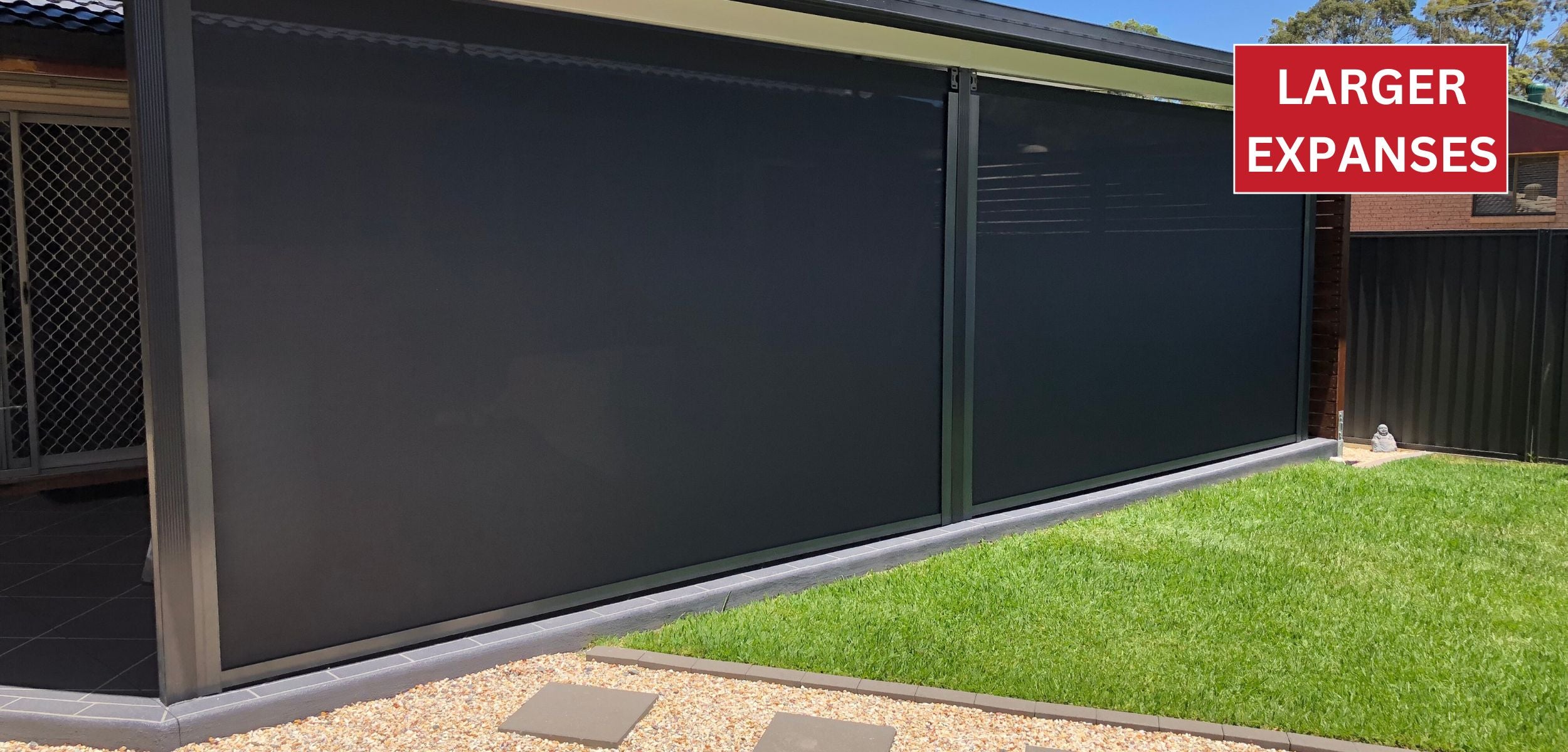 Transform your patio with our durable Patio Blinds.