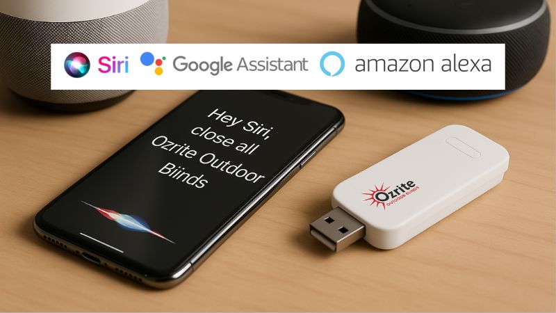 Nexus Smart Wi-Fi Hub for Motorised Outdoor Blinds – Smart Home Control via Alexa, Siri, and Google Assistant