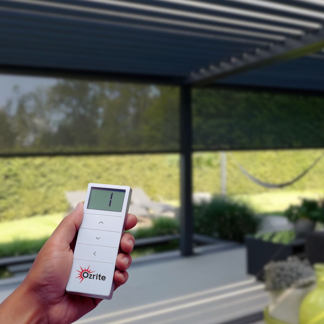 Smart Motors for Motorised Outdoor Blinds – Remote Control and Automation with 240V and Rechargeable Options