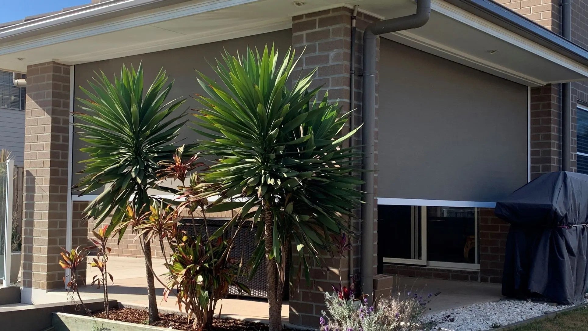 Electric outdoor blinds for modern convenience