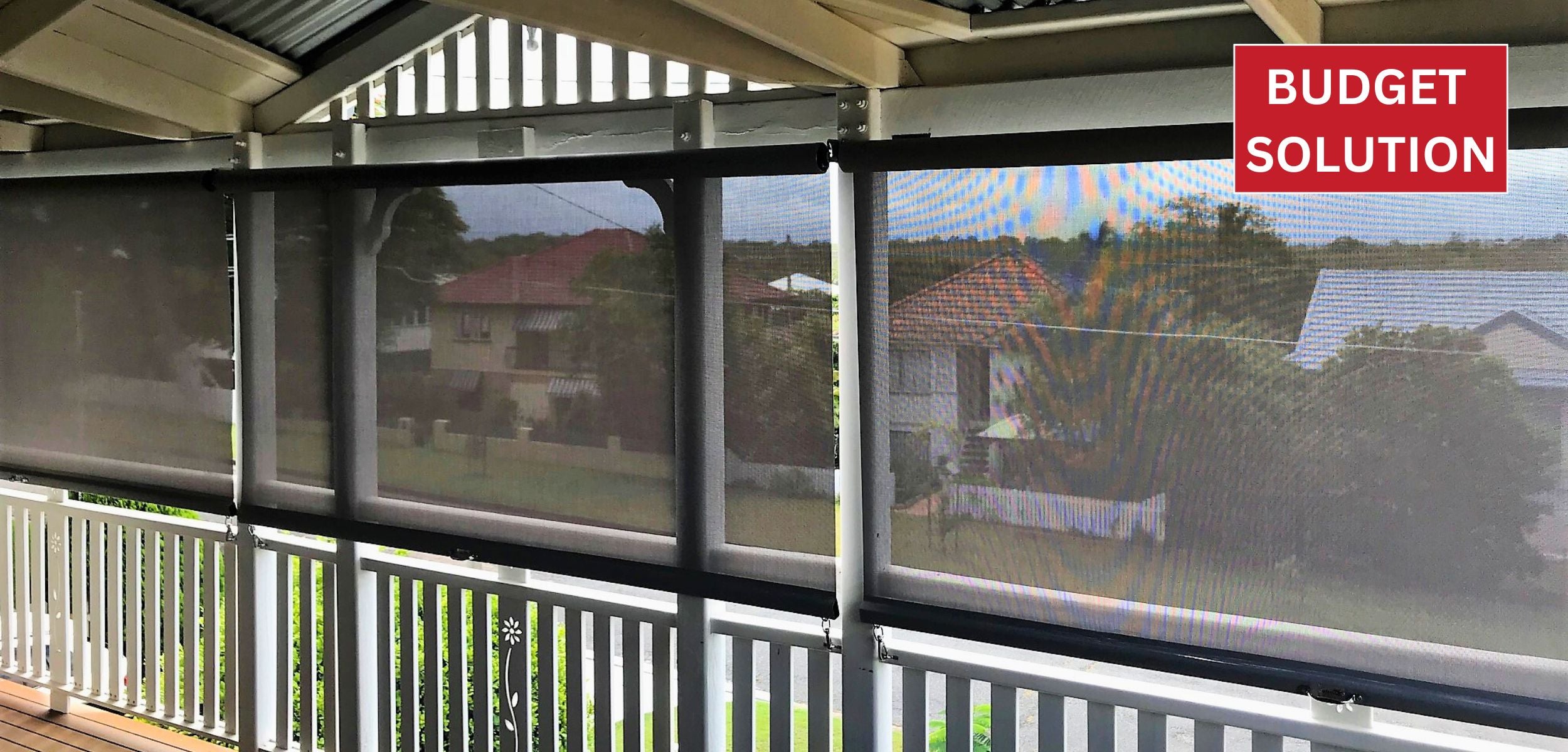 Upgrade your outdoor oasis with stylish Outdoor Roller Blinds.