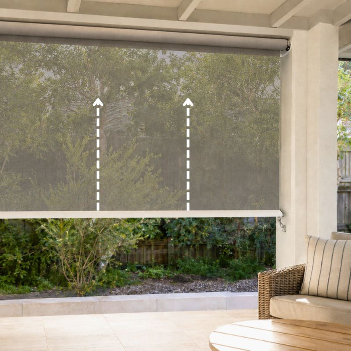 Spring pull-down EZ Shade operation